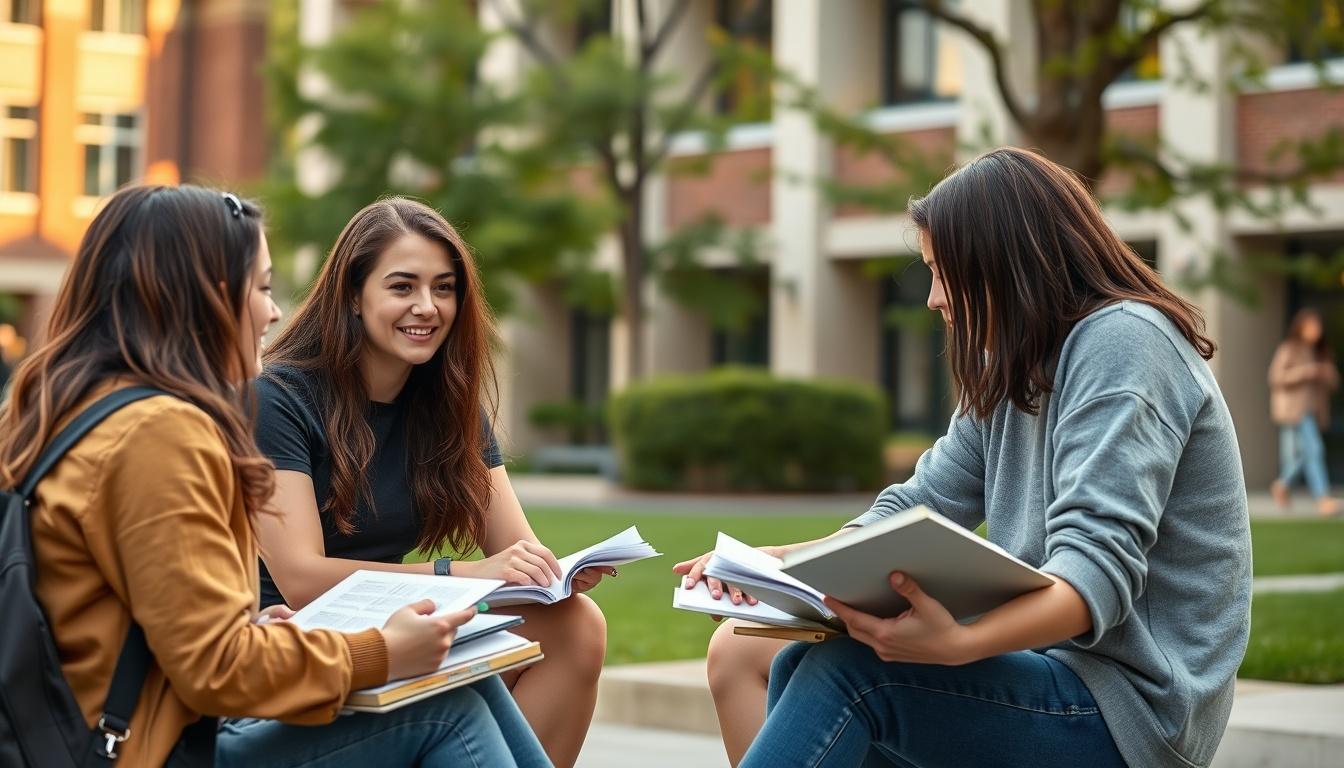 Student using online courses for flexible education
